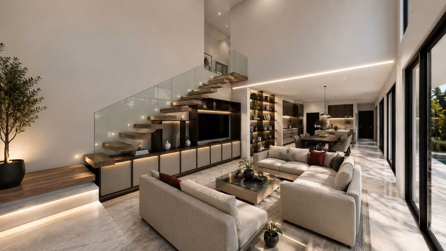 Modern Home Under Construction with Pool & Ocean View – Coco Bay