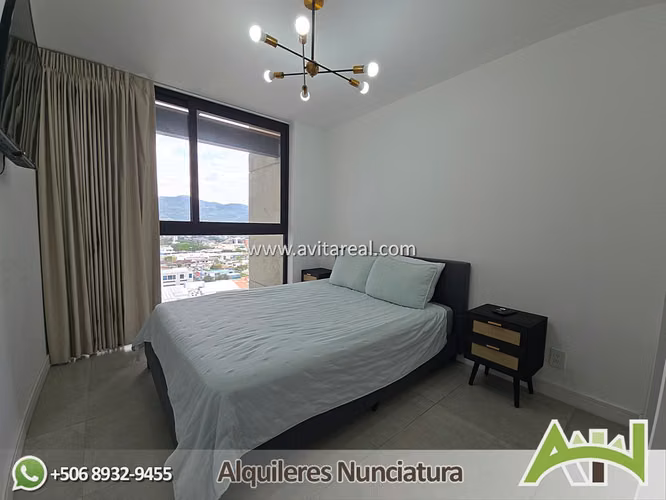 Apartamento amueblado en Sky Garden con AC - Imagen 5