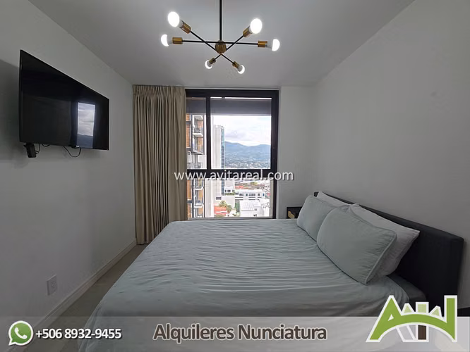 Apartamento amueblado en Sky Garden con AC - Imagen 7