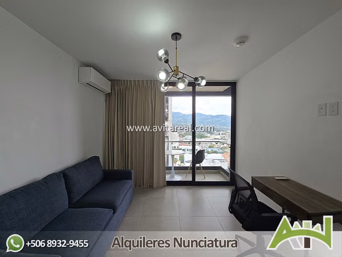 Apartamento amueblado en Sky Garden con AC - Imagen 3