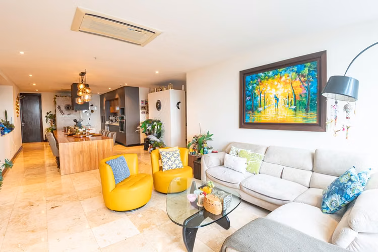 APARTAMENTO CON BALCÓN VENTA METROPOLITAN TOWER SABANA EM391 - Imagen 6