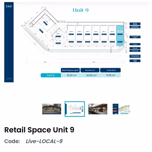 Local comercial Live Jaco Prime con terraza en una nueva comunidad cerrada de uso mixto. - Imagen 5
