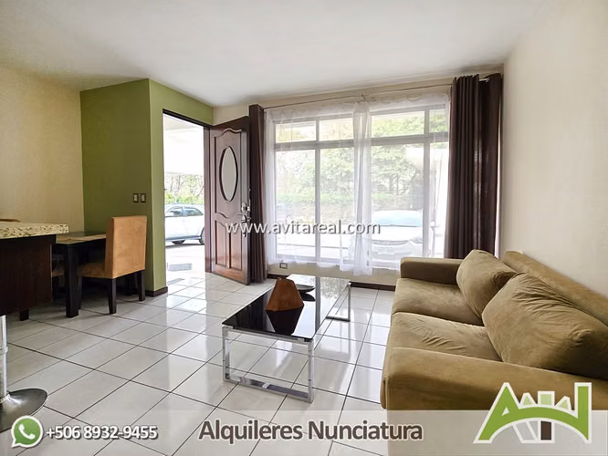 Apartamento Amueblado en Guachipelín de Escazú con AC - Imagen 2