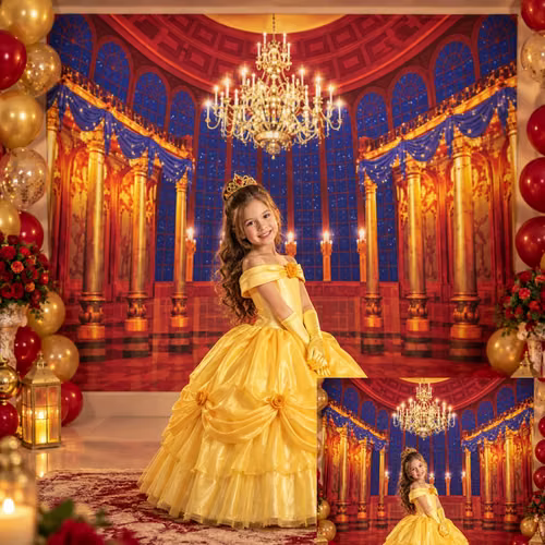 Fondo para fotos y videos de princesa Bella