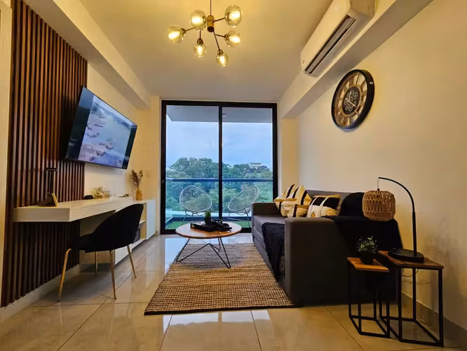 Se vende apartamento amueblado en Nucleo Sabana