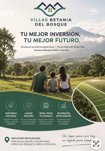 Proyecto de Lotificación en Grecia-Calle Rodríguez.