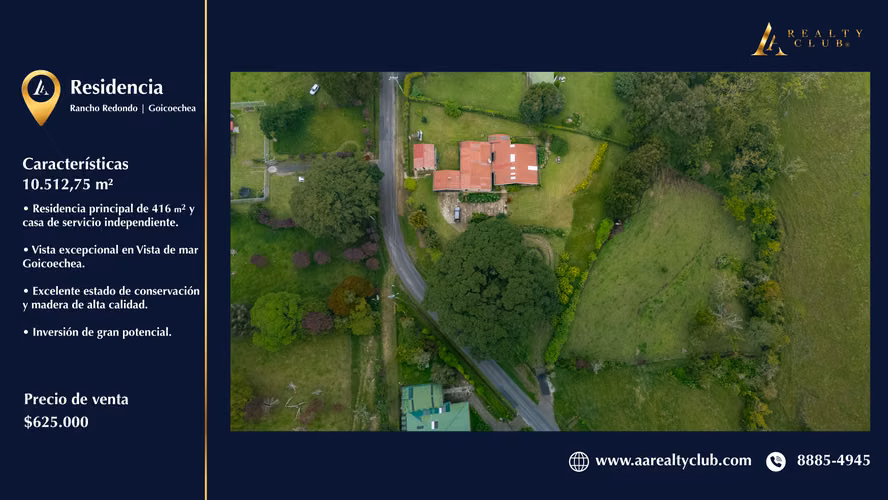 Casa Excepcional | Una Hectárea de Naturaleza y Privacidad | Rancho Redondo