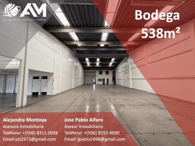 BODEGA EN HEREDIA 538m² - Imagen 2