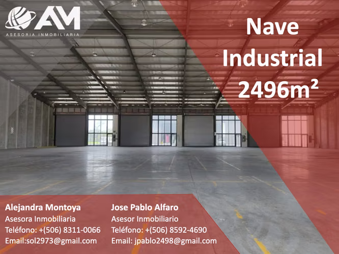 NAVE INDUSTRIAL EN ALAJUELA 2496m² - Imagen 8