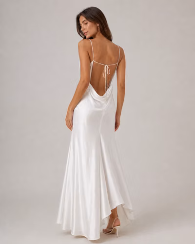 Vestido blanco de novia