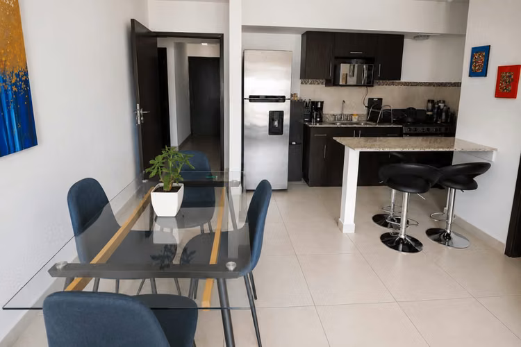 Alquiler de Apartamento Amueblado de 1 Habitación, 1 Parqueo en Lomas de Ayarco, Curridabat.