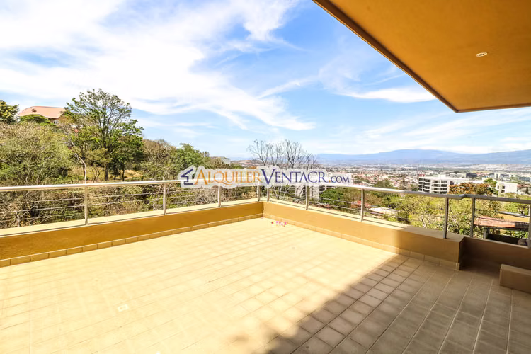 APARTAMENTO AMUEBLADO DE 210 M2 CON TERRAZA GRANDE Y VISTA EN ESCAZU - Imagen 5