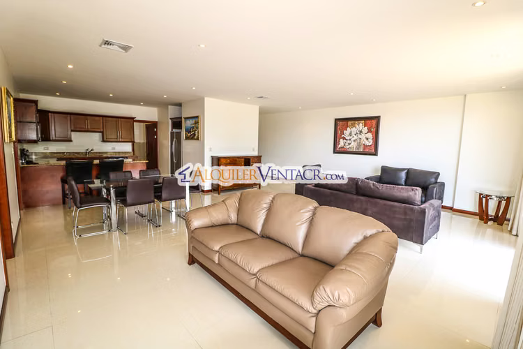 APARTAMENTO AMUEBLADO DE 210 M2 CON TERRAZA GRANDE Y VISTA EN ESCAZU - Imagen 7