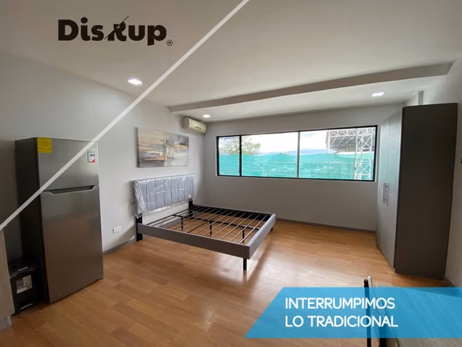 Alquiler de apartamento estudio amueblado. C/ serv. Freses, Curridabat