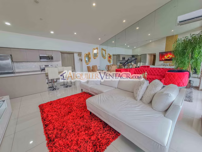Lujoso Penthouse amueblado con vista en torre Paradisus Rohrmoser Pavas - Imagen 4