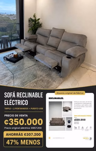 Sofá Reclinable - Imagen 4