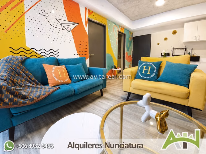 Apartamento amueblado de 2 habitaciones | Secrt Sabana