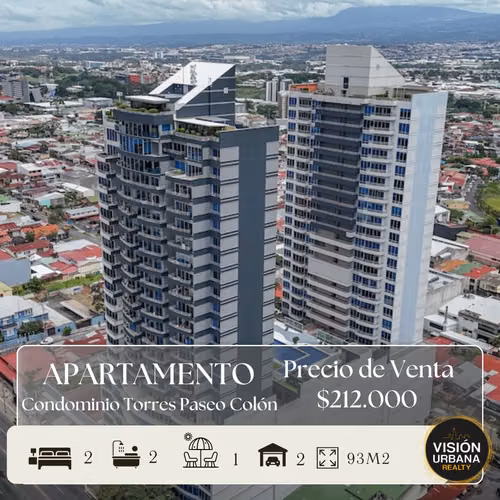 Apartamento de 2 Habitaciones en Torres Paseo Colón