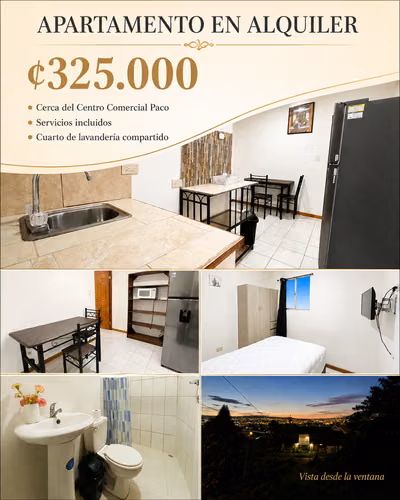 Apartamento y estudios, con Servicios Incluidos, San Rafael de Escazú - Imagen 8