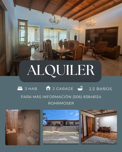Casa de 1 nivel ideal para personas mayores