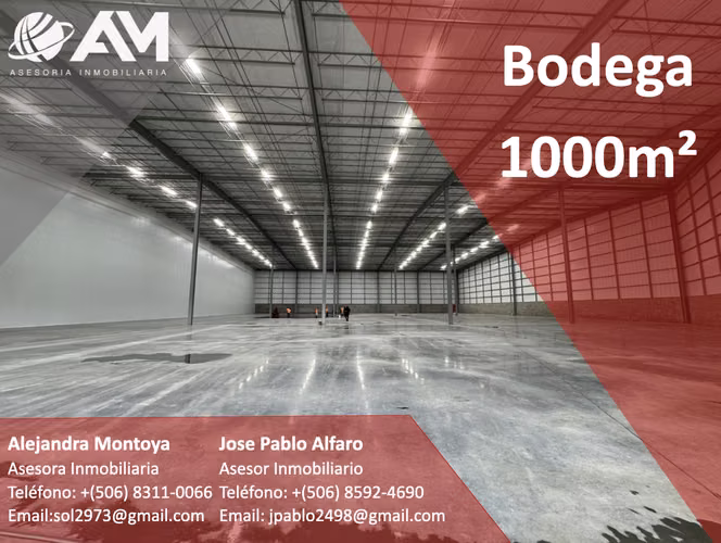 NAVES INDUSTRIALES SAN JOSE 1000m²