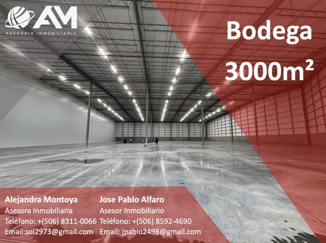 NAVES INDUSTRIALES SAN JOSE 3000m²