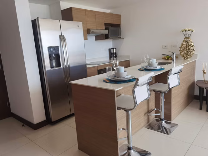 U Nunciatura, precioso-lujo, full amueblado, 2 hab, 2 baños, 1 parqueo, ubicación. - Imagen 2