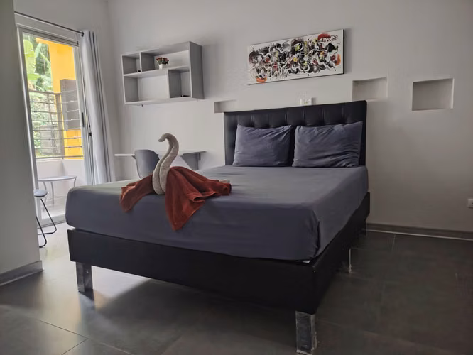 Apartamentos de 2 habitaciones con jacuzzi privado frente al club Punta Leona