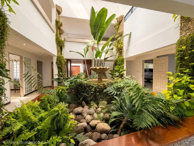 Casa independiente con amplios espacios, jardines y vistas espectaculares en Escazú - Imagen 4