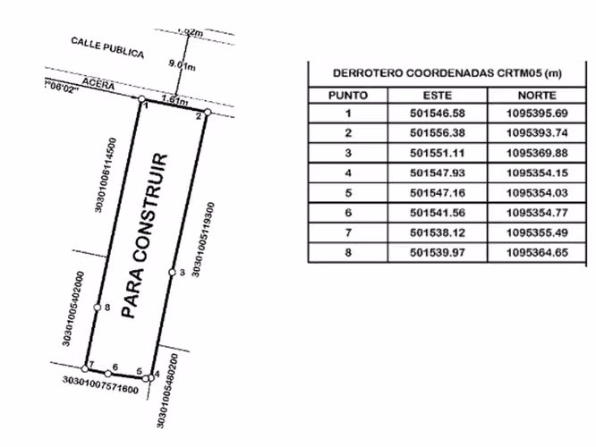 LOTE PLANO - USO MIXTO - 405 M2 A 300 M MUNI UNION ID-40769 - Imagen 5