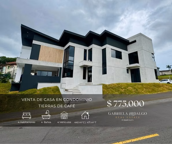 Casa en venta | Condominio Tierras de Café, Heredia