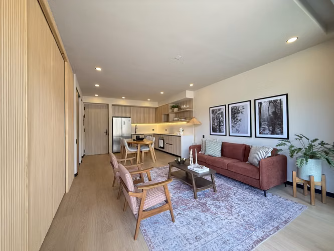 Venta de apartamento nuevo 1 habitación con jardín en Santa Ana - Imagen 2
