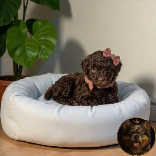French Poodle Chocolate - Imagen 8