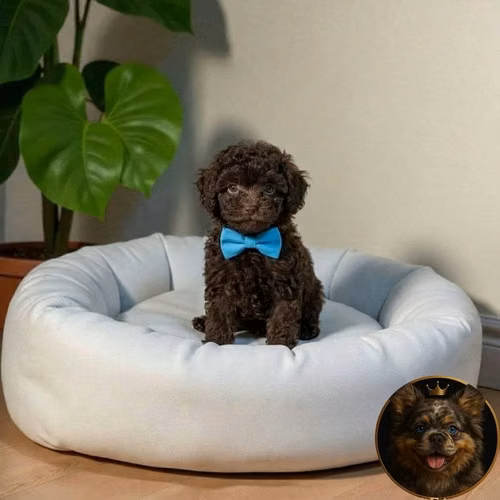 French Poodle Chocolate - Imagen 6