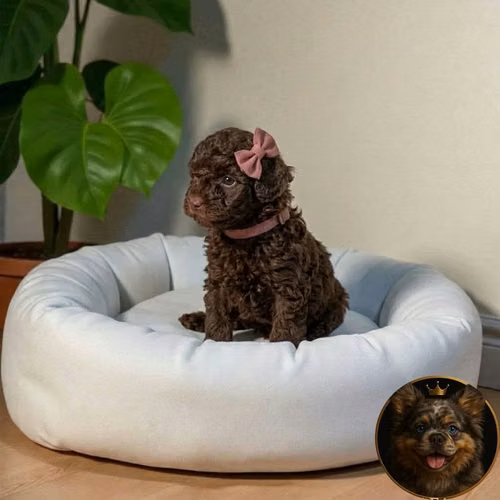 French Poodle Chocolate - Imagen 7