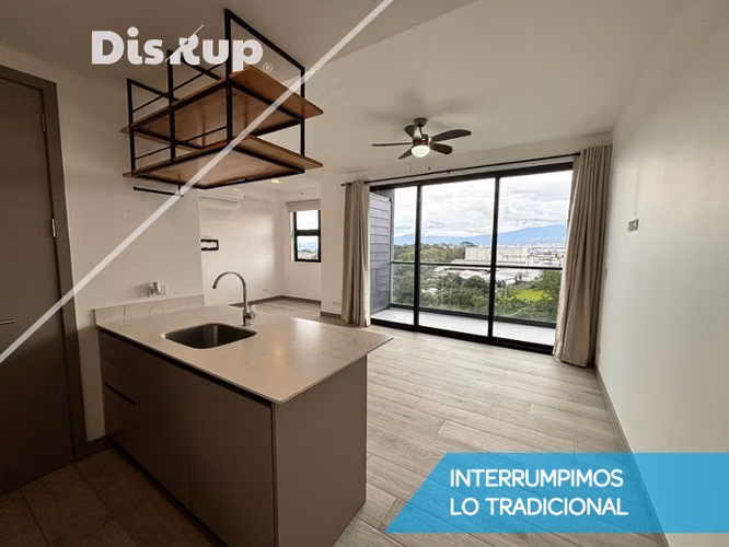 Precioso y moderno apartamento de 2 hab. en piso 15. Núcleo, Sabana