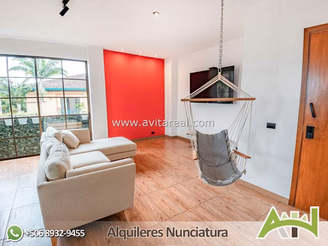Apartamento amueblado de 3 habitaciones | Escazu - Imagen 12