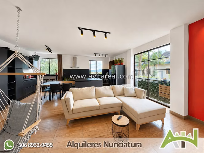 Apartamento amueblado de 3 habitaciones | Escazu - Imagen 8