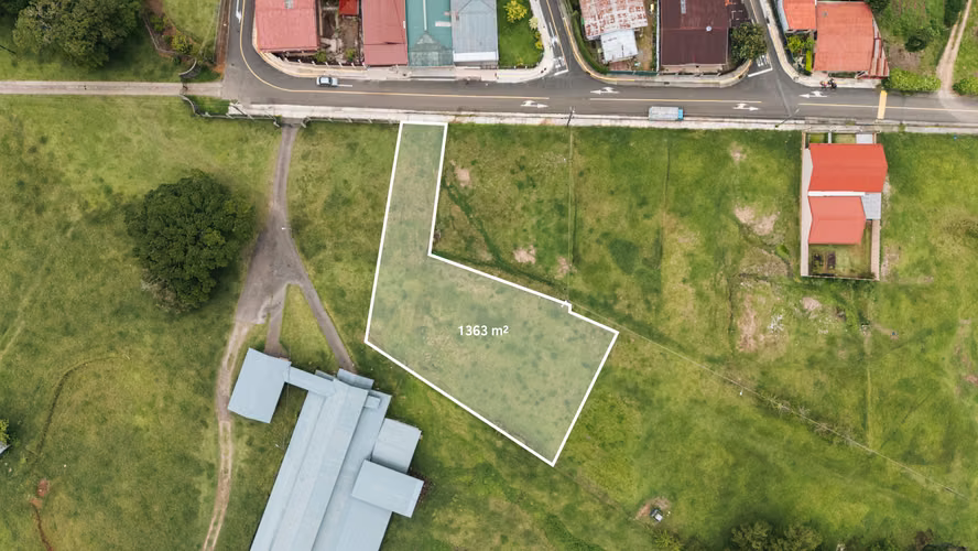 Lote Plano y Céntrico de 1.363 m² – Santa María de Dota