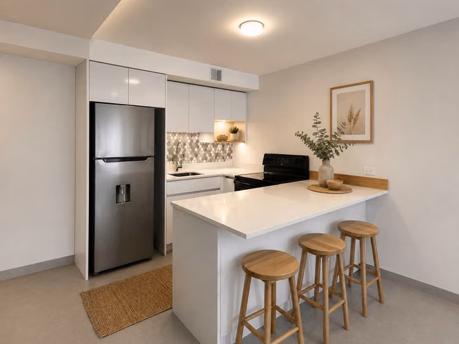 Alquiler o venta Condominio Khaya Curridabat. 75 metros, 3 habitaciones, piso 7 - Imagen 1