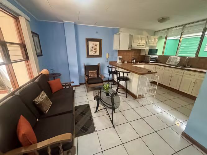 Apartamento amueblado en propiedad privada en Residencial, cerca de Saretto