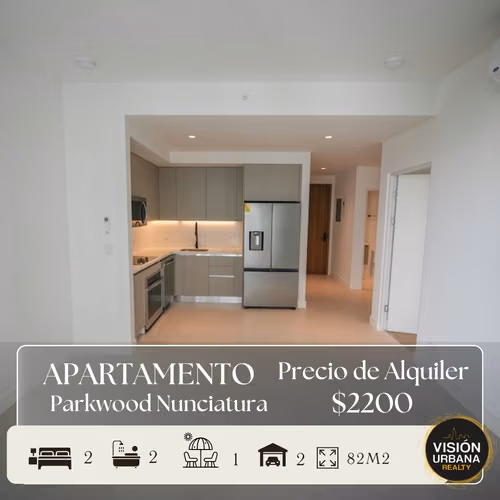 Apartamento de 2 Habitaciones con Línea Blanca en Parkwood