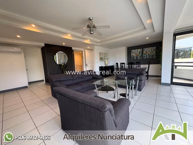 Amplio apartamento amueblado en Escazú | Trejos Montealegre - Imagen 9