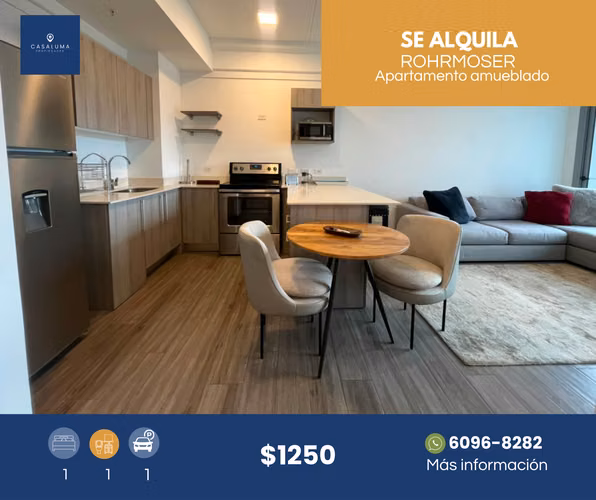 HERMOSO APARTAMENTO AMUEBLADO