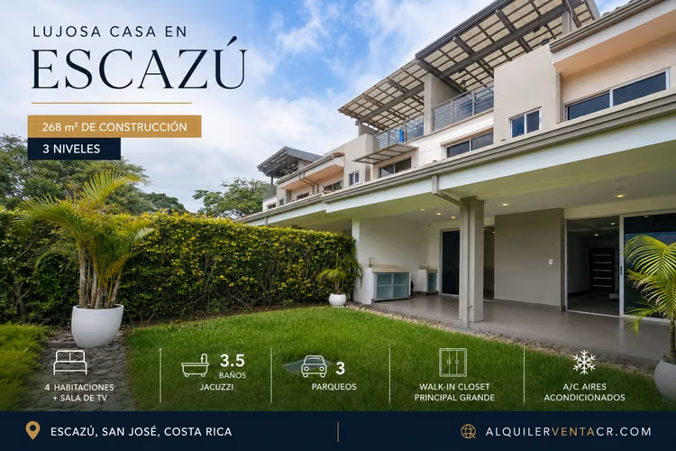 JABONCILLOS ESCAZU! CONDO CON VISTA / JARDIN Y LINEA BLANCA