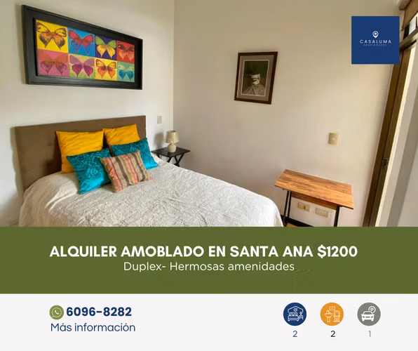 HERMOSO DUPLEX AMUEBLADO