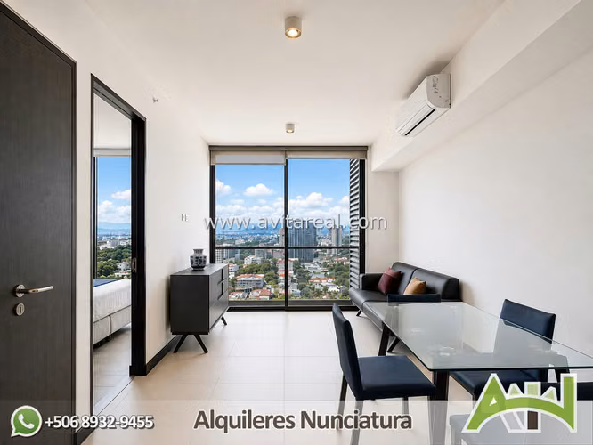 Apartamento amueblado de 1 habitacion | Torre Rohrmoser - Imagen 1