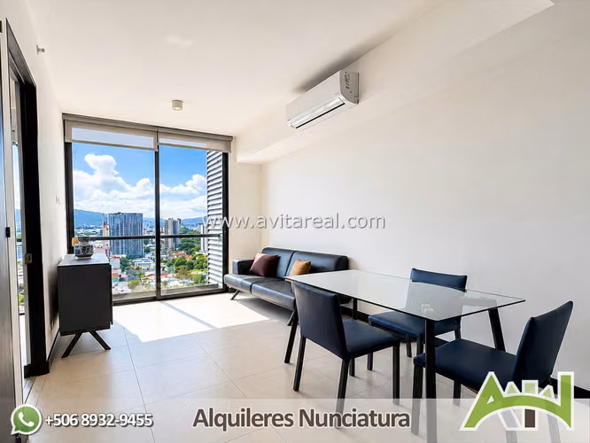 Apartamento amueblado de 1 habitacion | Torre Rohrmoser - Imagen 2