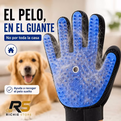 Guante Cepillo con Spray Quita Pelo para Perros y Gatos - Imagen 4
