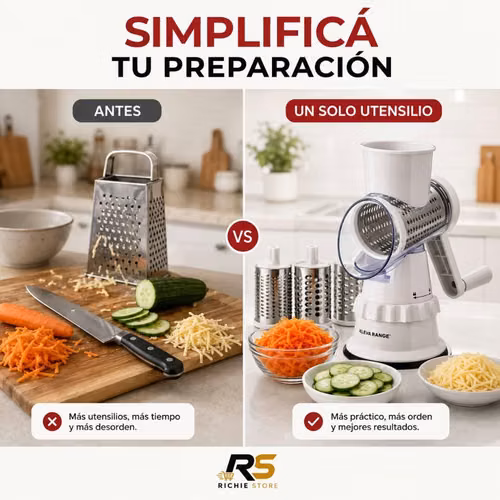 Rallador Cortador Rebanador Manual 3 en 1 Sumo Slicer - Imagen 5